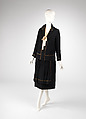 “Pierrot noir pierrette”, House of Lanvin (French, founded 1889), silk, metal, French