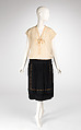 “Pierrot noir pierrette”, House of Lanvin (French, founded 1889), silk, metal, French