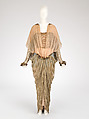 Tea gown, Premet (French, ca. 1911–1932), silk, metal, French