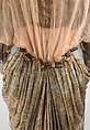 Tea gown, Premet (French, ca. 1911–1932), silk, metal, French