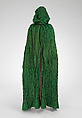 Cape, Schiaparelli (French, founded 1927), silk, French