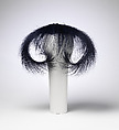 Hat, House of Dior (French, founded 1946), feathers, silk, French