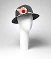 Hat, Mary Quant (British, London 1936–2023 Surrey), wool, British