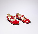 Shoes, André Courrèges French, leather, plastic (polyurethane, polyvinyl chloride), wood, French