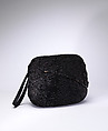 Accessory set, House of Lanvin (French, founded 1889), astrakhan fur, silk, feathers, French