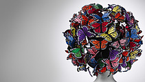 Hat, Philip Treacy (Irish, born 1966), straw, feathers, British