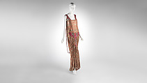 Evening dress, Madeleine & Madeleine (French, 1919–1924/26), silk, cotton, metal, synthetic, French