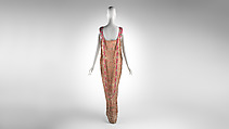 Evening dress, Madeleine & Madeleine (French, 1919–1924/26), silk, cotton, metal, synthetic, French