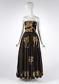 Evening dress, Arthur McGee (American, 1933–2019), (a) cotton, synthetic, metal, (b) cotton, metal, American