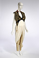 Ensemble, Alexander McQueen (British, founded 1992), (a) viscose, cupro, metal; (b) synthetic fiber, cupro, metal; (c) synthetic fiber, plastic, metal, British