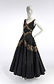 Evening dress, Mainbocher (French and American, founded 1930), silk, French