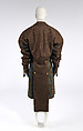 Ensemble, John Galliano (founded 1984), (a) wool, cotton, horn, (b) cotton, mother-of-pearl, (c) cotton, mother-of-pearl, (d) cotton, mother-of-pearl, British