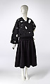 Ensemble, Comme des Garçons (Japanese, founded 1969), (a) wool, (b) cotton, polyester, (c) cotton, Japanese