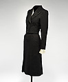 Dinner suit, Man's tail suit originally made by Playdell and Smith (British), wool, British