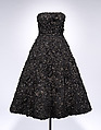 Dress, House of Dior (French, founded 1946), silk, cotton, leather (lambskin), nylon, spandex, plastic, French