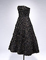 Dress, House of Dior (French, founded 1946), silk, cotton, leather (lambskin), nylon, spandex, plastic, French