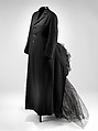 Coat, Yohji Yamamoto (Japanese, born Tokyo, 1943), wool, silk, synthetic, Japanese