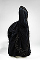 Walking ensemble, silk, probably American