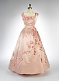 Evening dress, Ann Lowe (American, Clayton, Alabama 1898–1981 Queens, New York), nylon, silk, American
