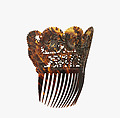 Comb, tortoiseshell, American