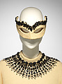 Evening dress, House of Balmain (French, founded 1945), wool, plastic, French