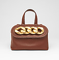 Ensemble, JW Anderson (British, founded 2008), (a) wool, nylon, cashmere, metal, (b) leather (lambskin), metal, cotton, (c, d) leather (lambskin), metal, glass, British