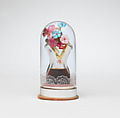 Perfume Bottle, Schiaparelli (French, founded 1927), glass, metal, paper, plastic, French