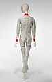 Jumpsuit, Katharine Hamnett London (British, founded 1979), Lycra, metal, British