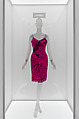 Evening dress, Fabrice (American, born Haiti, 1951–1998), Silk, plastic, American