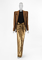 Jacket, Donna Karan New York (American, founded 1985), Wool, synthetic, American