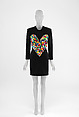 Dress, Patrick Kelly (American, Vicksburg, Mississippi 1954–1990 Paris), Wool, plastic, French