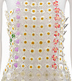 Dress, Dauphinette (American, founded 2018), Flowers, metal, plastic (polymethyl methacrylate), American