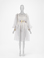 Ensemble, Dauphinette (American, founded 2018), silk, flowers, PVC, American