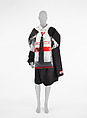 Dress, Hood by Air (American, founded 2006), Wool, cotton, plastic, silk