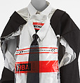 Dress, Hood by Air (American, founded 2006), Wool, cotton, plastic, silk