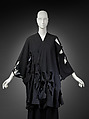 Coat, Yohji Yamamoto (Japanese, born Tokyo, 1943), cotton, Japanese