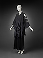 Coat, Yohji Yamamoto (Japanese, born Tokyo, 1943), cotton, Japanese