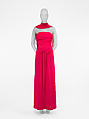 Evening dress, House of Givenchy (French, founded 1952), silk, French