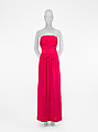 Evening dress, House of Givenchy (French, founded 1952), silk, French