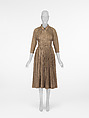 Dress, Claire McCardell (American, 1905–1958), wool, American