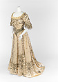 Evening dress, Jeanne Hallée (French, 1870–1924), silk, metallic, glass, French