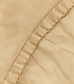 Evening dress, OLYMPE (American, active ca. 1851–1885), silk, mother-of-pearl, American