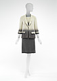 Ensemble, House of Chanel (French, founded 1910), wool, plastic, metal, French
