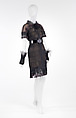 Ensemble, House of Chanel (French, founded 1910), Silk, feathers, metal, rhinestones, tulle, patent leather, synthetic mesh, French
