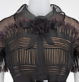 Ensemble, House of Chanel (French, founded 1910), Silk, feathers, metal, rhinestones, tulle, patent leather, synthetic mesh, French