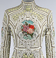 Dress, House of Balmain (French, founded 1945), leather, glass, plastic, silk, cotton, metal, French
