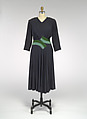 Dress, Elizabeth Hawes (American, Ridgewood, New Jersey 1903–1971 New York), Silk, American
