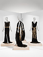 Evening dress, House of Vionnet (French, active 1912–14; 1918–39), silk, metal, French