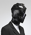 Ensemble, A. F. Vandevorst (Belgian, founded 1997), (a) leather, metal, (b) wool, (c) cotton, (d) synthetic, (e, f) leather, Belgian