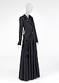 Ensemble, A. F. Vandevorst (Belgian, founded 1997), (a) silk, (b) wood, (c, d) leather, Belgian